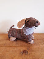 Sausage Dog Doorstop (brown)