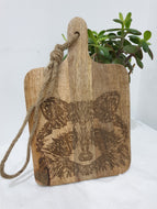 Mango wood Chopping board (Racoon)