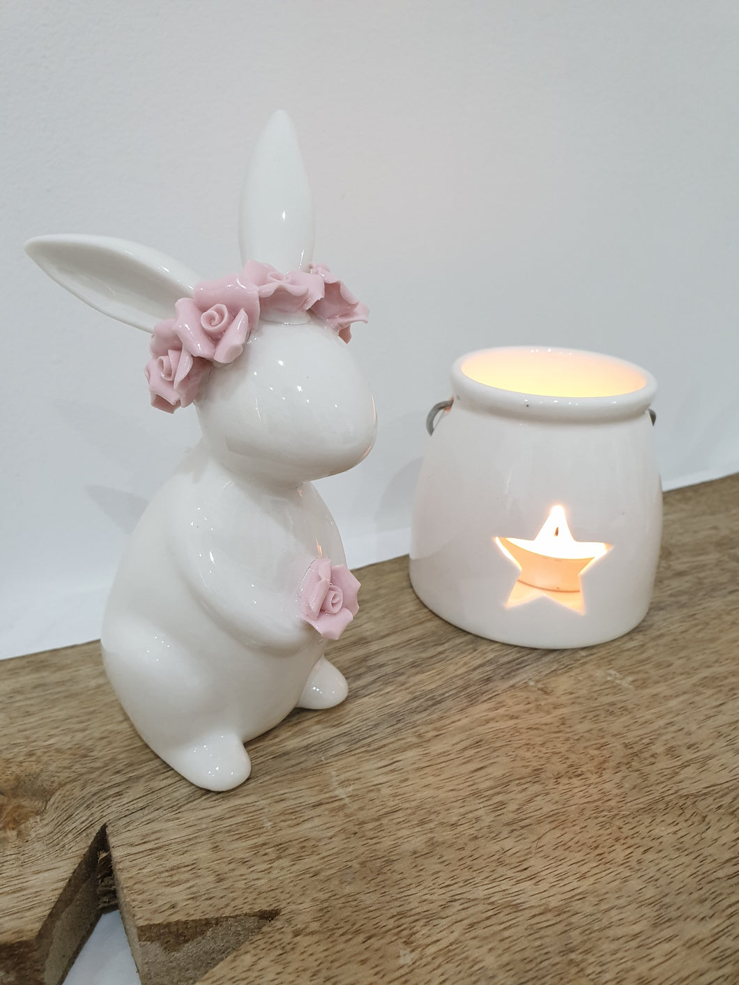 Rabbit with Pink Headress