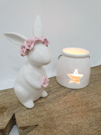 Rabbit with Pink Headress