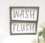 Wash Bathroom Sign