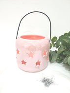 Pink Star Tlight Holder