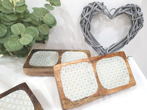 Double snack wood Block