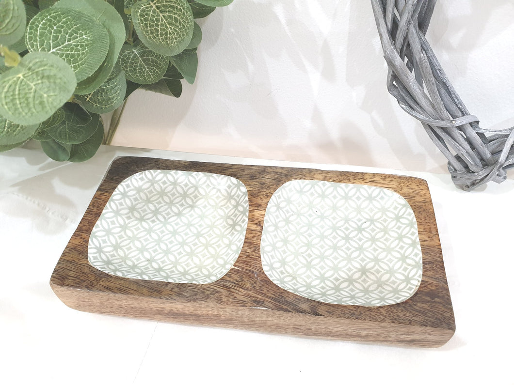 Double snack wood Block