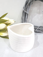 Small Ceramic Heart Shape planter