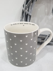 Grey Mug ♡ Do more of what makes you Happy
