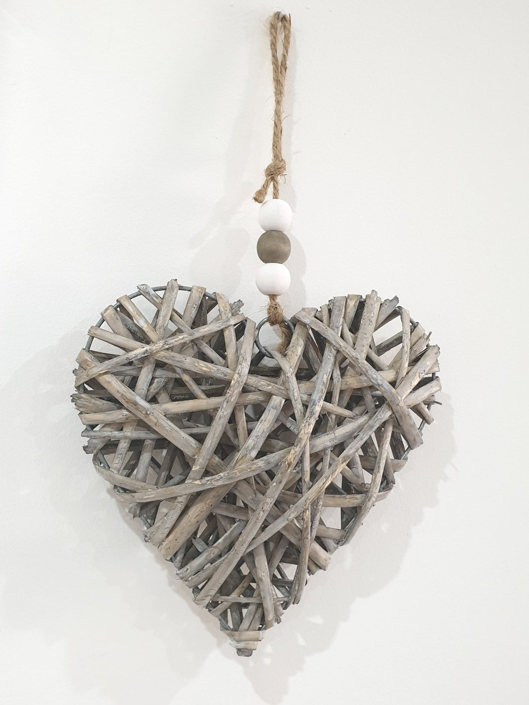 Wicker Heart with Beats