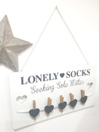 Lonely ♡ Socks Plaque