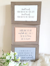 Load image into Gallery viewer, I Never make the same Mistake plaque
