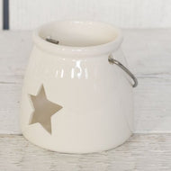 Ceramic Star Tlight Holder (sm)