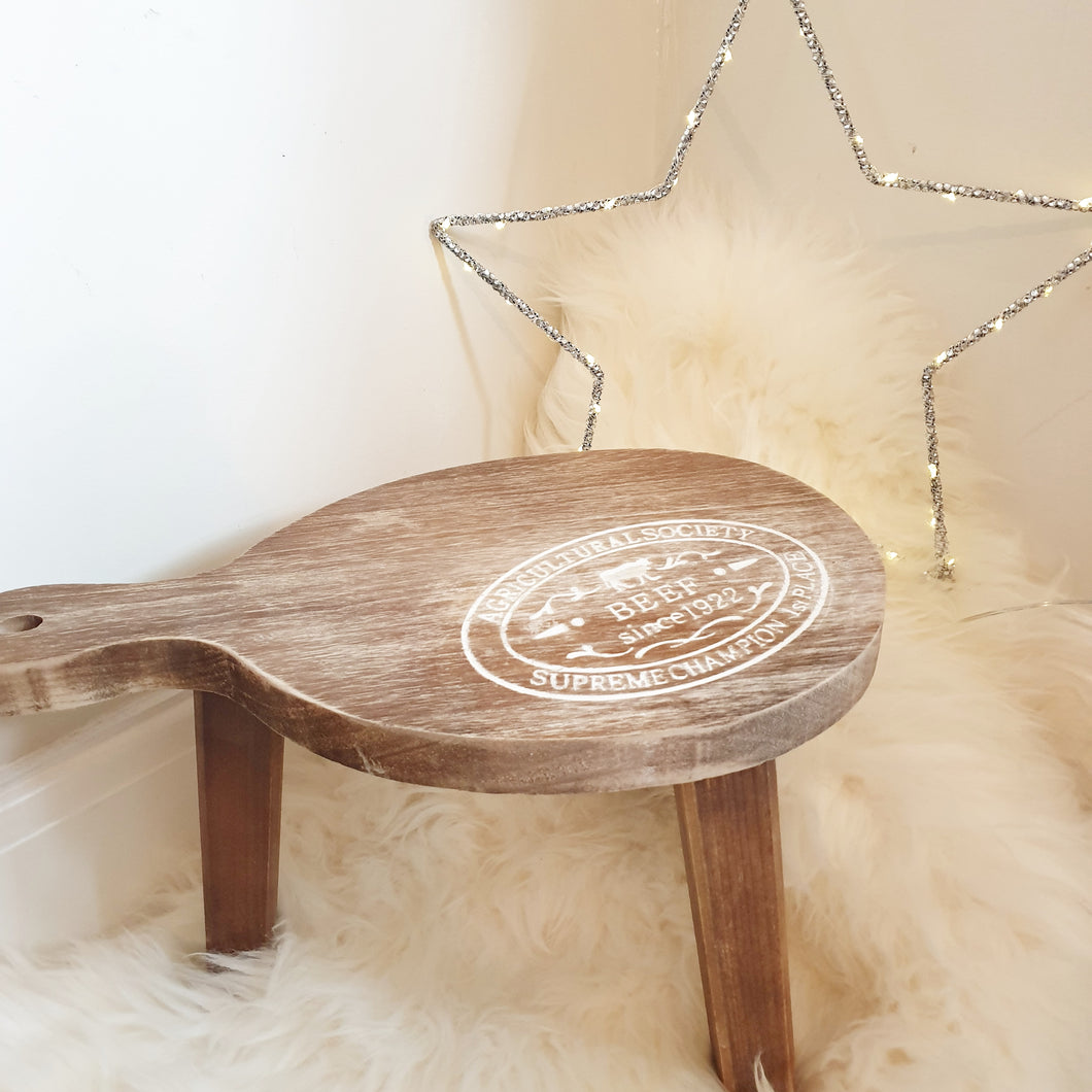 Chopping board stool Round
