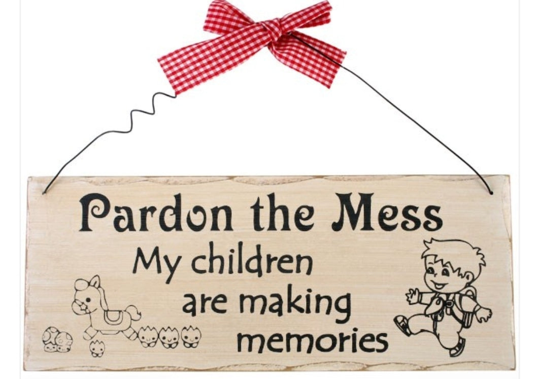Pardon the Mess