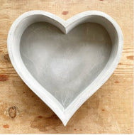 Heart cement tray/pot