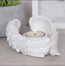 Load image into Gallery viewer, Angel Wings Tlight Holder
