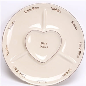 Snack and Dip Dish