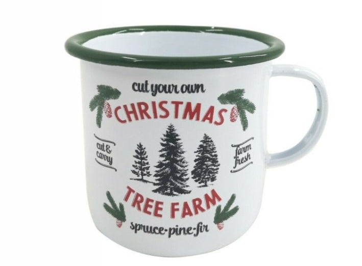 Retro Christmas Tree Mug