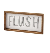Load image into Gallery viewer, Flush Bathroom sign
