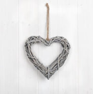 Hanging willow Heart Decoration