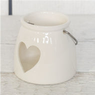 Ceramic Heart Tlight Holder