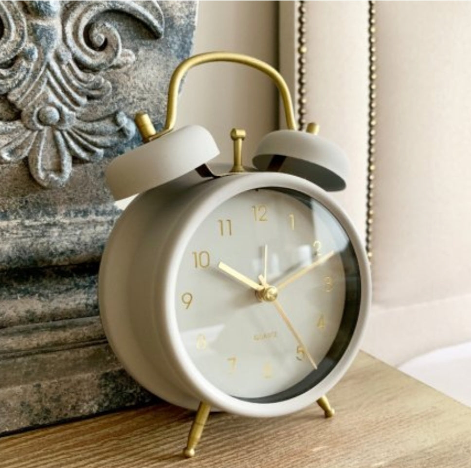 Grey pastel clock