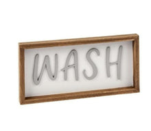 Load image into Gallery viewer, Wash Bathroom Sign
