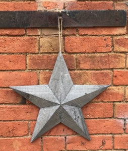Natural wooden Barn Star (Large)