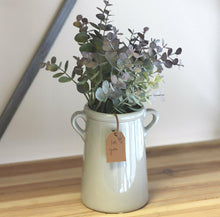 Load image into Gallery viewer, Tall Grey Churn Planter

