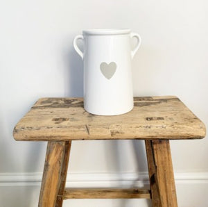 White Vase with Handles