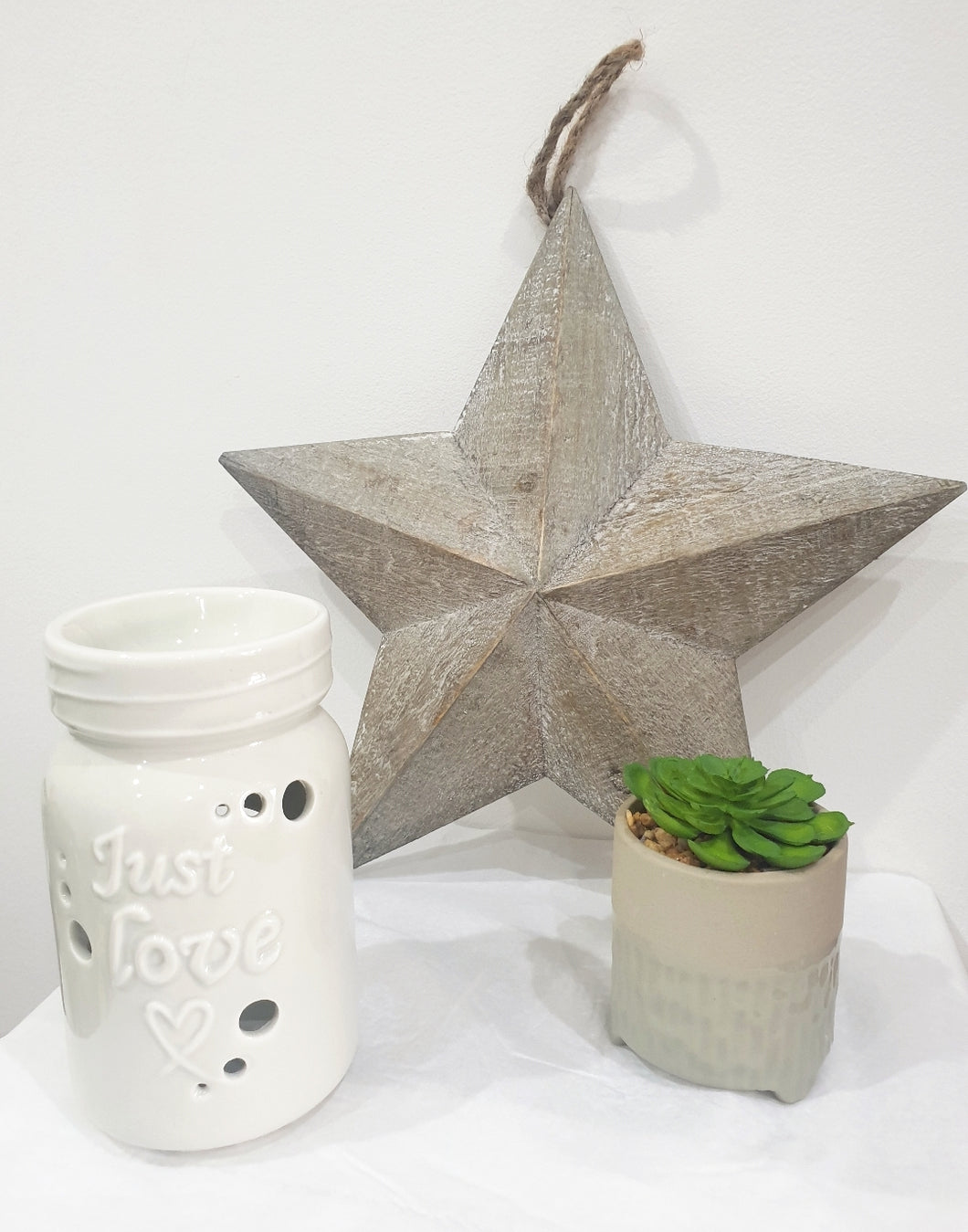 Just L♡ve Ceramic wax Melter (Grey)