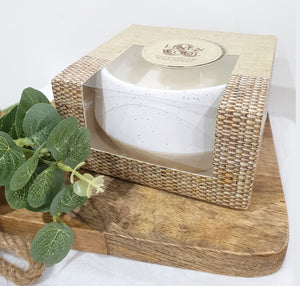 Linen Wool 3 wick candle