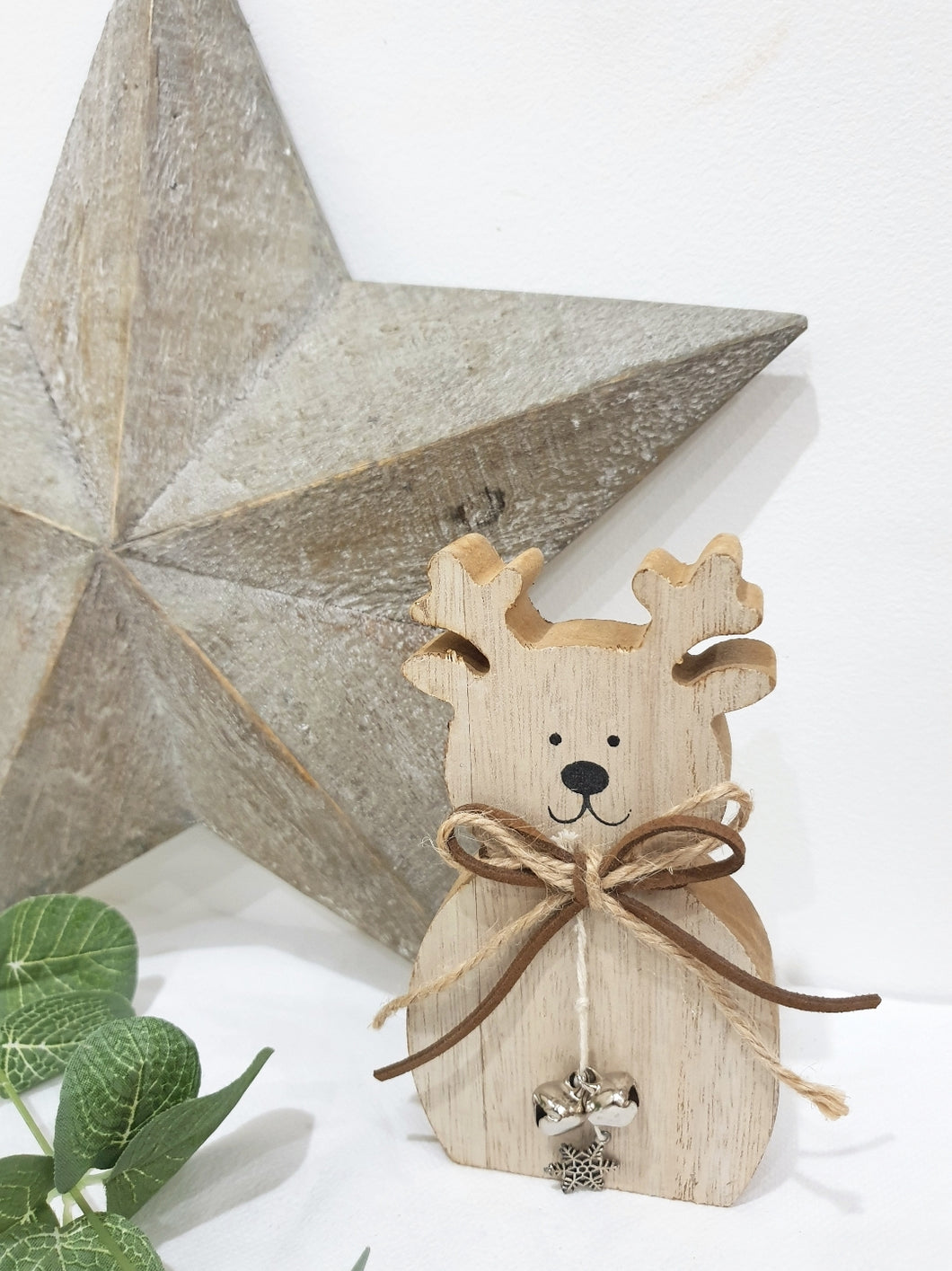 Wooden Standing Reindeer