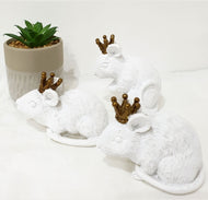 Set of 3 Mice with Crowns 👑