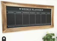 Chalkboard weekly Planner