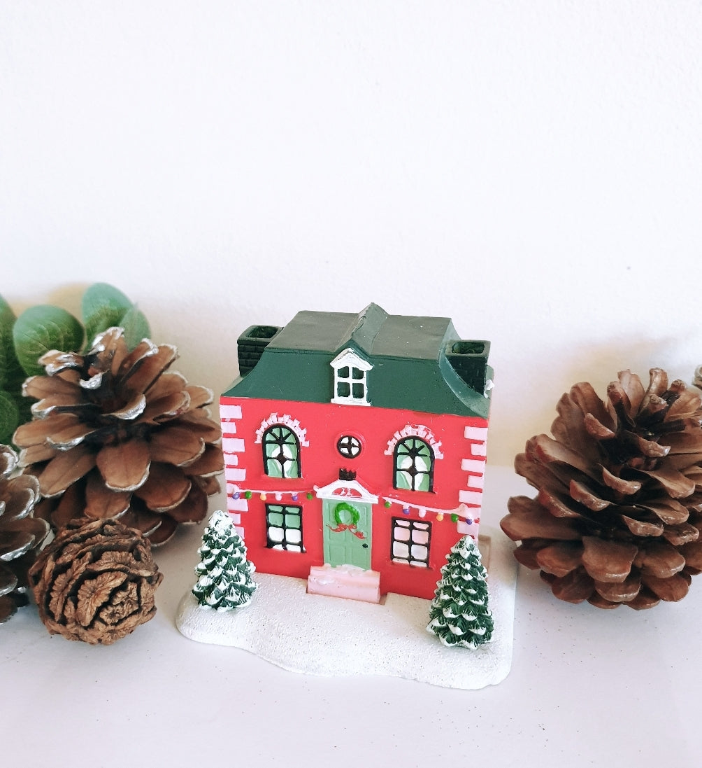 Christmas House Incense Burner
