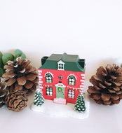 Christmas House Incense Burner