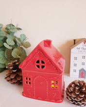 Load image into Gallery viewer, Red Gingerbread House wax burner
