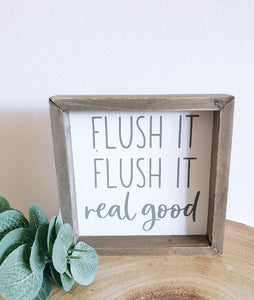 Bathroom Fun frame Flush
