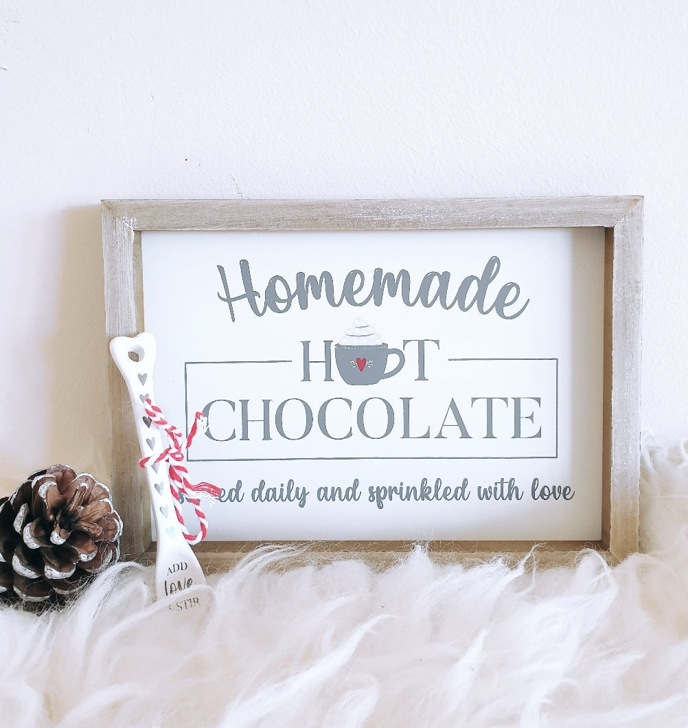 Homemade Hot Chocolate plaque